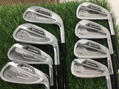 TaylorMade RSi2 Iron Set 5-9,Pw,Aw,Sw 8pc Flex Stiff TM7-215 Graphite - Image 1 of 4