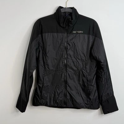 Chaqueta Arc’teryx Fission LT Mujer M Negra Primaloft Dryloft Cremallera Abrigo De Colección Foto 1 de 4