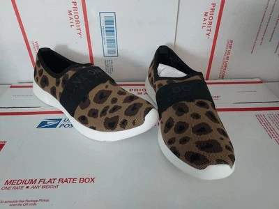 LONDON FOG Womens Kissia Womens shoes Sneaker Size 8 Leopold Knit New IN Box #t6 Foto 1 de 4