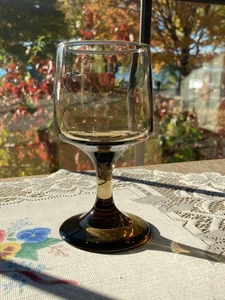 Libbey Tawny Akzent Wein/Wasser Glas ~ 2,5" Durchmesser ~ 5,1" hoch - Bild 1 von 5