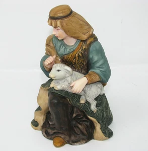 Kirkland Signature Nativity #75177 Shepherd Boy Porcelain Replacement Figure - Picture 1 of 4