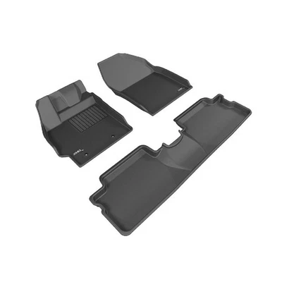 3D MAXpider Custom Fit Kagu Black 1st / 2nd Row Floor Liners for Scion xB - Image 1 of 4