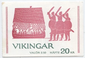 Sweden booklet of 8 MNH stamps Sc 1801-1808a Viking Heritage 1990 - Picture 1 of 2