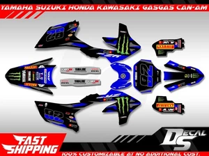 Yamaha YZ 450F 2026 Graphics Kit Custom MX Decals Stickers  Free Personalization - Picture 1 of 5