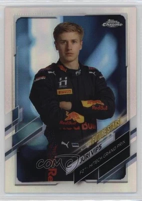 2021 Topps Chrome Formula 1 F2 Racers Future Stars Refractor Juri Vips Jüri #69 - Image 1 of 2
