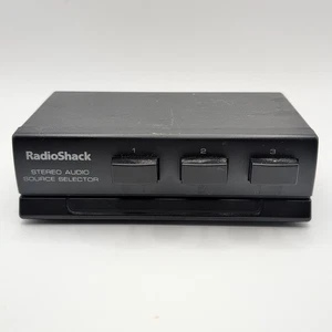 Radio Shack Stereo Audio Source Selector 42-2112 3 Inputs - Picture 1 of 7