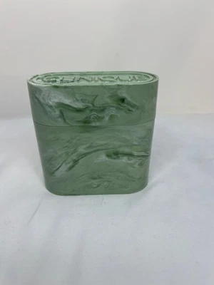 Caja contenedor de almacenamiento de cosméticos Clinique de colección estuche plástico - verde vintage Foto 1 de 4