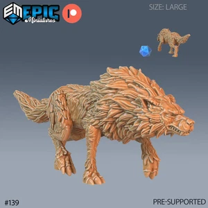 Riesenwolf 1 Miniatur | Erwecke deine Abenteuer zum Leben - Bild 1 von 5