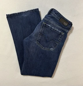 Diesel Zathan Jeans Herren 32x30 Blau Bootcut Wash 0071S Made In Italy - Bild 1 von 13