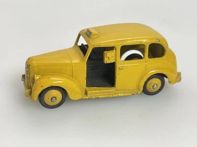 Dinky Toys #40H 254 Austin Taxi - Yellow w/Black Base No Model # Rare Original - Image 1 of 4