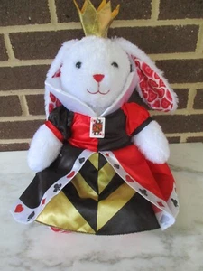 Build a Bear Herz Pawlette Hase 16" Königin der Herzen Kostüm Spielkarte Charm - Bild 1 von 8