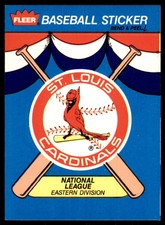 1989 Fleer St. Louis Cardinals A Baseball Cards