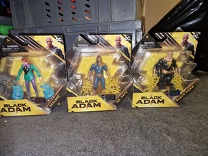DC Black Adam Movie 4" Super Heroes Action Figure Bundle Dr. Fate, Cyclone - Picture 1 of 4