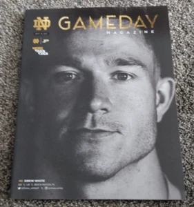 Purdue vs. Notre Dame Gameday Magazine 18 settembre 2021 Drew copertina bianca - Foto 1 di 2