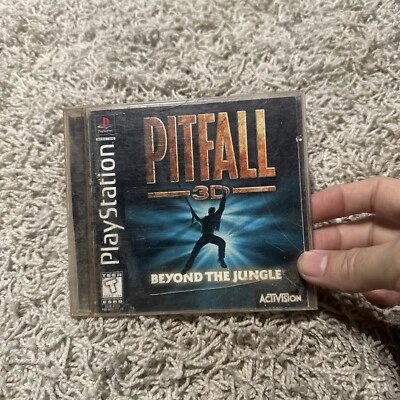 Pitfall 3D Playstation PS1  (CIB) very clean disc - Image 1 of 3