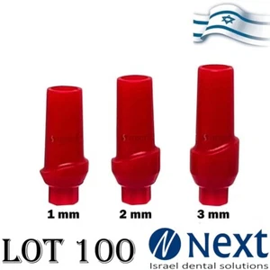 Menge X100 gerade anatomischer Kunststoff gussfähiges Abutment Burnout 1-3 mm - Bild 1 von 6