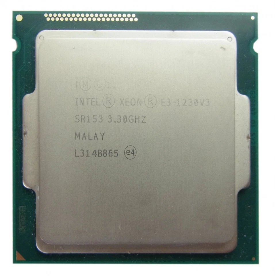 Intel Xeon Quad Core E3-1230v3 3.30GHz 8MB Cache SR153 LGA1150 CPU Processor - Image 1 of 1