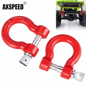Gancio di traino AXSPEED 1/10 anello a U per aggiornamenti RC Car Traxxas TRX4 SCX10 - Foto 1 di 12