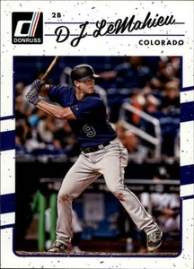 2017 Donruss Magenta Back #92 D.J. LeMahieu