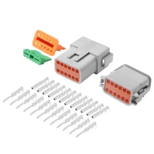 12 Pin DT04-12P DT06-12S wasserdichtes elektrisches Steckverbinder-Kit USA - Bild 1 von 7