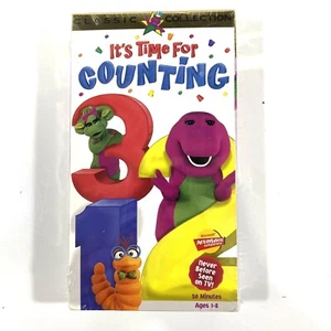 Barney - It's Time For Counting (VHS, 1997) Rare Collectable New & Sealed Mint - Picture 1 of 7