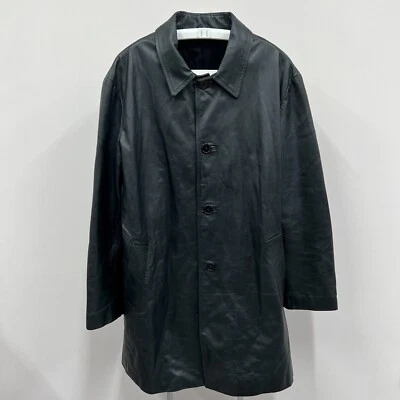 Vintage Reiss London Leather Jacket Coat Men's Size XL/L - Image 1 of 4