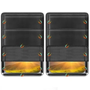 RV Blackout Window Shade Cover 2 Pack - Magnetic UV Protection 25"x16" - Picture 1 of 6