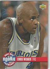 1993-94 Upper Deck Exchange Silver #RE1 Chris Webber Golden State Michigan HOF
