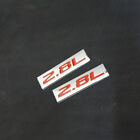 2X Chrome Red 2.8L Metal Badge Emblem Sticker Decal Gt Coupe Car Suv Auto Racing