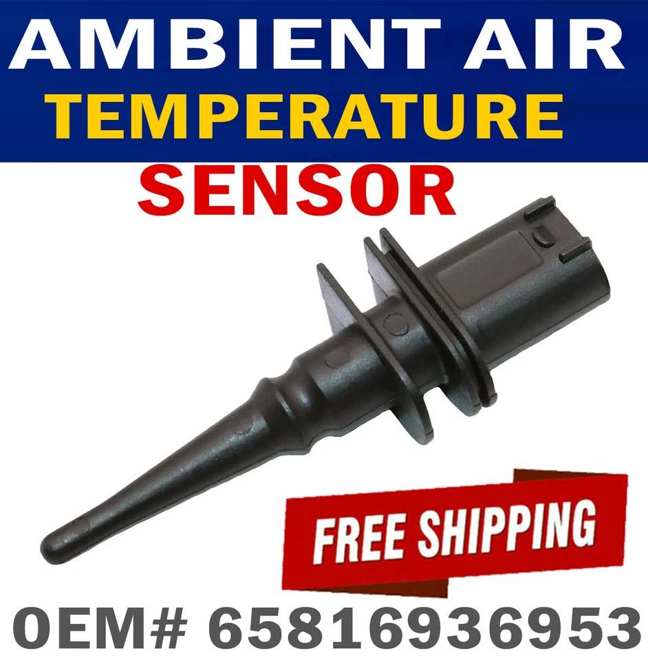 Sensor de temperatura del aire exterior ambiente para BMW Serie 1 3 5 7 X1 X2 X3 X5 X6 Z4 Foto 1 de 4