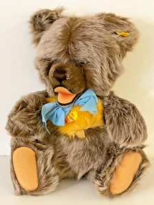 ¡DE COLECCIÓN COMO NUEVO! OSO ARTICULADO STEIFF ZOTTY 16" BOCA ABIERTA MOHAIR PELUDO AUSTRIA - Imagen 1 de 5