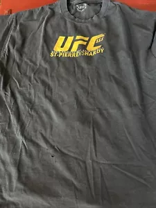 Vintage UFC 111 T Shirt XLarge Mens Georges St Pierre Dan Hardy Mir Carwin MMA - Picture 1 of 4