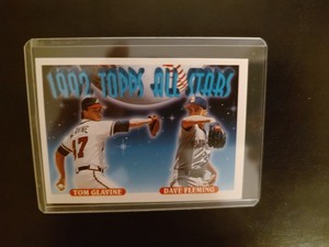 1993 Topps - 1992 Topps All Stars #410 Tom Glavine, Dave Fleming
