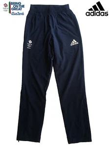 ADIDAS TEAM GB RIO 2016 ELITE ATHLETE OLYMPIC PRESENTATION PANTS Size 40"L - Picture 1 of 12