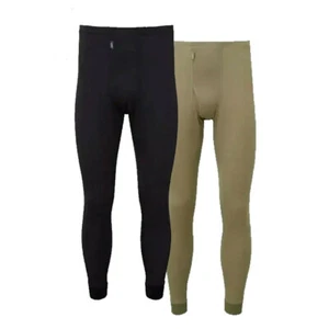 Leggings Merino térmicos para hombre capas base negras | verde encubierto - Imagen 1 de 1