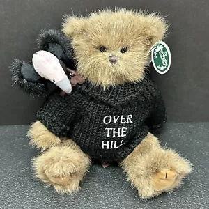 Bearington Beary Antiguo con Suéter Negro "Over The Hill" y Mini Buitre Nuevo con Etiquetas - Imagen 1 de 9