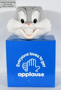 Applause Ceramic 1989 Mug Bugs Bunny  3 1/2" Tall With Box & Hang Tag - Picture 1 of 8