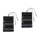 2 Pc Watch Storage Bag Travel Makeup for Clear Tool Kit