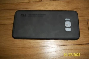 Samsung Schutzhülle für Galaxy S8+ in grau, schwarze Seiten. - Bild 1 von 2