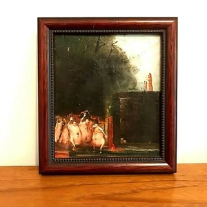 Ölgemälde des aufgeführten litauischen Künstlers H. Natalevicius "Im Park". Signiert. - Bild 1 von 3