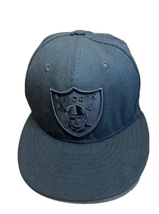 New Era NFL Oakland Raiders Black Adjustable Cap Hat - Picture 1 of 7