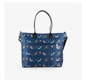 Harveys Medium Streamline Tote Disney Peter Pan You Can Fly Blue Sold Out - Picture 1 of 5