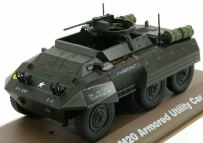 ATLAS 1/43 DIECAST SEGUNDA GUERRA MUNDIAL EJÉRCITO DE ESTADOS UNIDOS FORD M20 6W BLINDADO UTILITARIO/COCHE DE RECONOCIMIENTO Foto 1 de 3