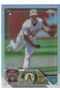 2023 Topps Chrome Update #USC180 Garrett Acton Green #/99 - Picture 1 of 2