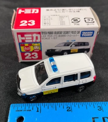 2007 Takara Tomy Toyota Probox добровольной безопасности полиции автомобиля литой в коробке 8823 - Изображение 1 из 4