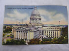 Vintage Wisconsin State Capital Post Card, Post Marked 1949