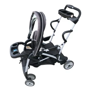 Cochecito de bebé pequeño Graco Deluxe doble sentado y de pie negro y gris - Imagen 1 de 4