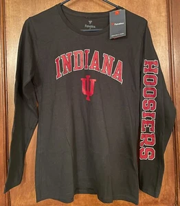NWT - Women's Fanatics Branded Indiana Hoosiers Arch Over Logo Scoop - Black M - Picture 1 of 5