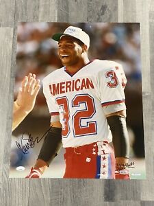Marcus Allen Hand-Signed Autographed 16x20 Raiders Pro Bowl Photo JSA COA
