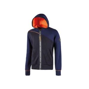 Felpa Full Zip con Cappuccio U-Power Jupiter Blu o Grigio Taglia M-L-XL - Foto 1 di 4